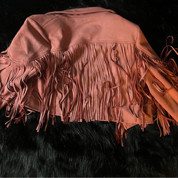 Blush Cropped Fridge Jacket - Picture 2 of 3